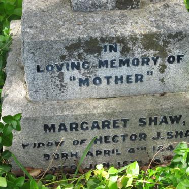 SHAW Margaret 184?-19??