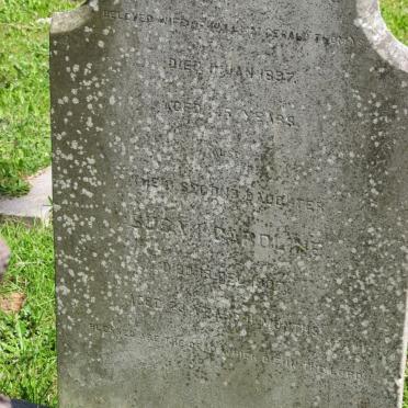 THOMAS Susan Elizabeth -1897 :: THOMAS Susan Caroline -1907