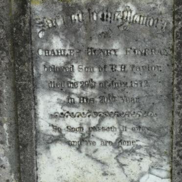 TAYLOR Charles Henry Fineran -1872