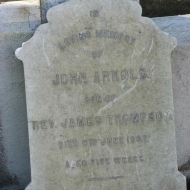 THOMPSON John Arnold -1887