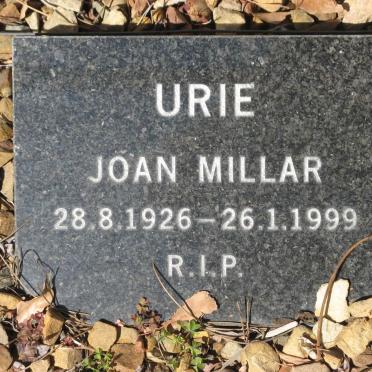 URIE Joan Millar 1926-1999