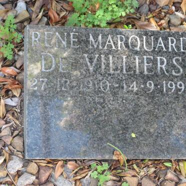 VILLIERS Rene Marquard, de 1910-1992