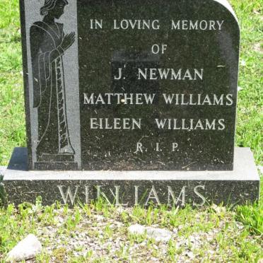 WILLIAMS Matthew :: WILLIAMS Eileen :: NEWMAN J.