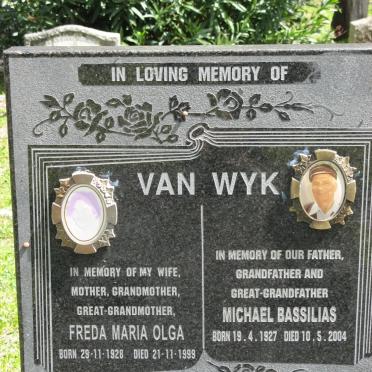 WYK Michael Bassilias, van 1927-2004 &amp; Freda Maria Olga 1928-1999