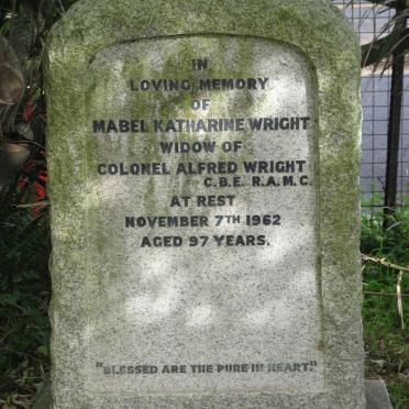 WRIGHT Mabel Katharine -1962