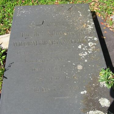 WATHEN William Henry -1866