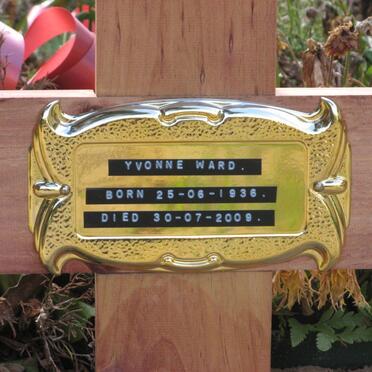 WARD Yvonne 1936-2009