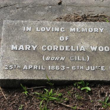 WOOD Mary Cordelia nee GILL 1863-1951