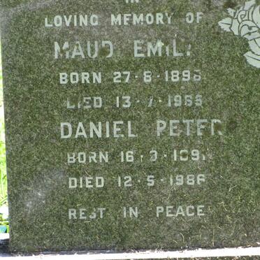 McKINNON Daniel Peter 1891-1986 &amp; Maud Emily 1898-1986