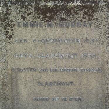 MURRAY Emmie M. 1857-1938