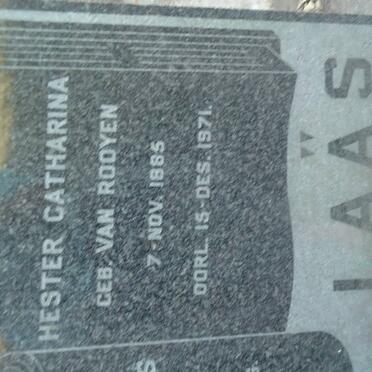 LAAS Daniel Jacobus 1880-1946 &amp; Hester Catharina VAN ROOYEN 1885-1971 