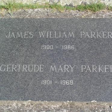 PARKER James William 1900-1966 &amp; Gertrude Mary 1901-1968