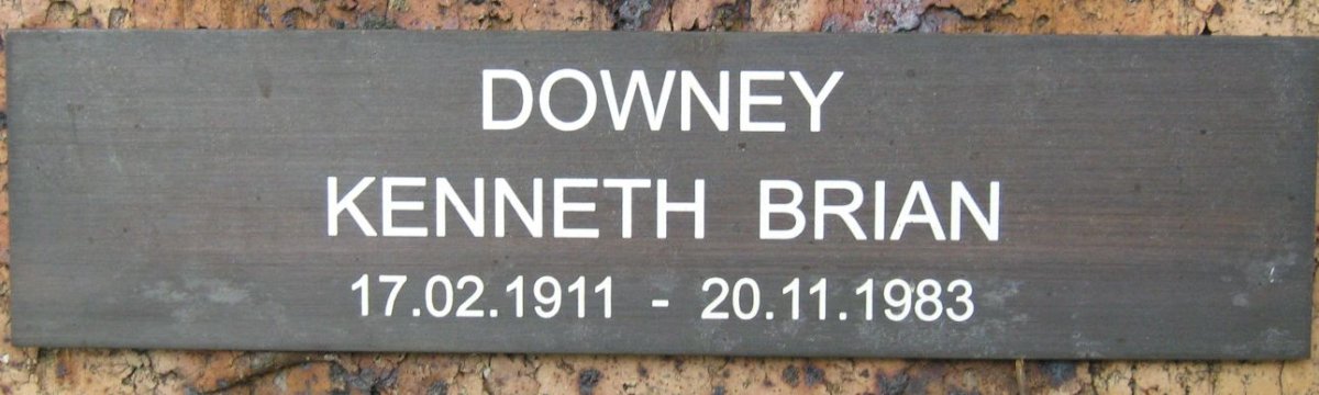 DOWNEY Kenneth Brian 1911-1983