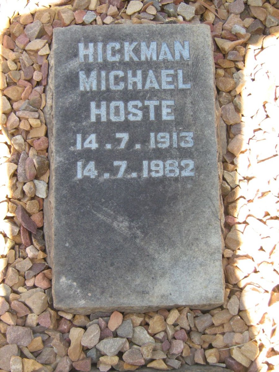 HICKMAN Michael Hoste 1913-1982