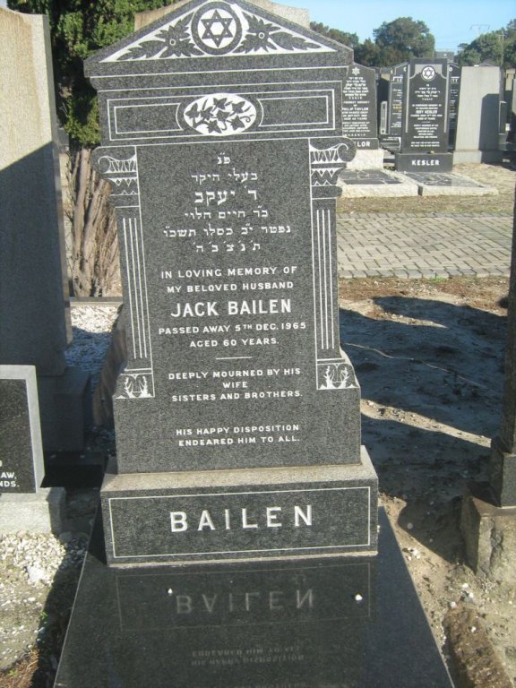 BAILEN Jack -1965