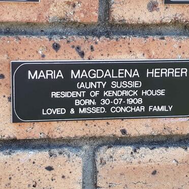 HERRER Maria Magdalena 1938-