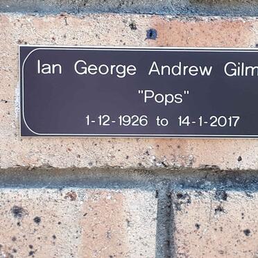 GILMOUR Ian George Andrew 1926-2017