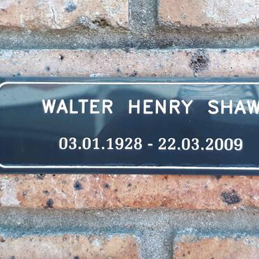 SHAW Walter Henry 1928-2009