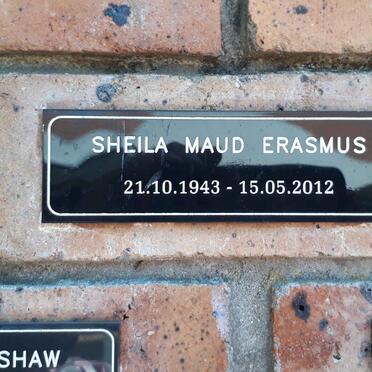 ERASMUS Shiela Maud 1943-2012