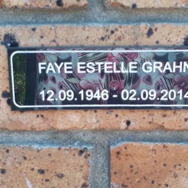 GRAHN Faye Estelle 1946-2014