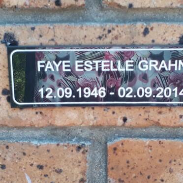 GRAHN Faye Estelle 1946-2014