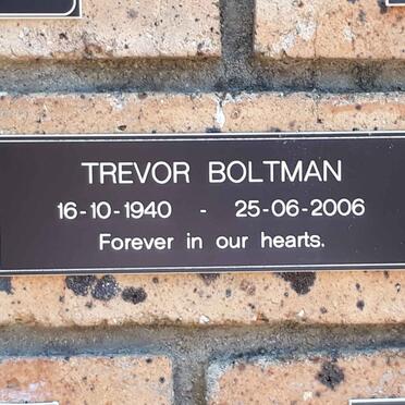 BOLTMAN Trevor 1940-2006