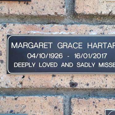 HARTARD Margaret Grace 1926-2017