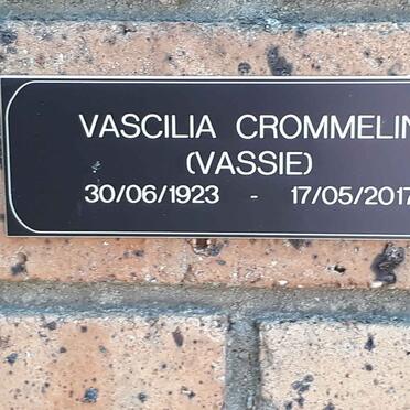 CROMMELIN Vascilia 1923-2017