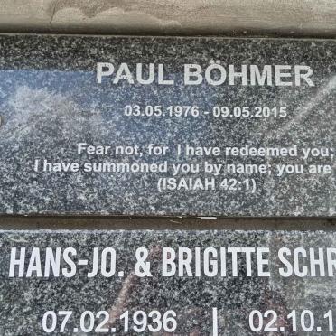 BOHMER Paul 1976-2015