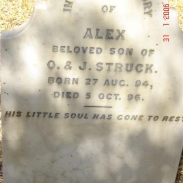 STRUCK Alex 1894-1896