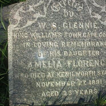 GLENNIE Amelia Florence -1891
