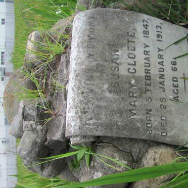CLOETE Susan Mary 1847-1913