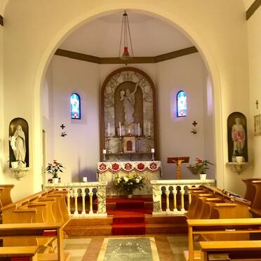 11. Grave inside the church
