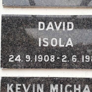 ISOLA David 1908-1980