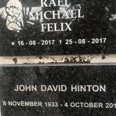RAEL Michael Felix 2017-2017 :: HINTON John David 1933-201?