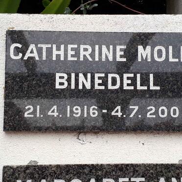 BINEDELL Catherine Molly 1916-2005