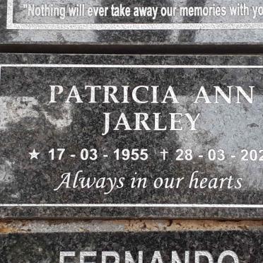 JARLEY Patricia Ann 1955-2021
