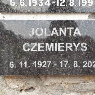 CZEMIERYS Jolanta 1927-2020