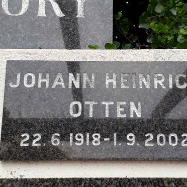 OTTEN Johann Heinrich 1918-2002