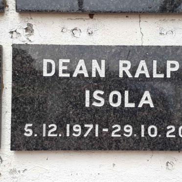 ISOLA Dean Ralph 1971-2005