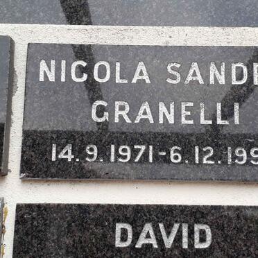 GRANELLI Nicola Sandra 1971-1999