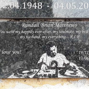MATTHEWS Randall Brian 1972-2020