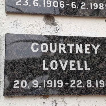 LOVELL Courtney 1919-1989