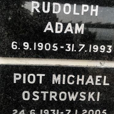 ADAM Rudolph 1905-1993 :: OSTROWSKI Piot Michael 1931-2005