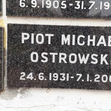 OSTROWSKI Piot Michael 1931-2005