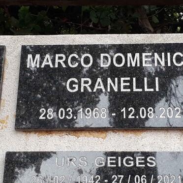 GRANELLI Marco Domenico 1968-2021