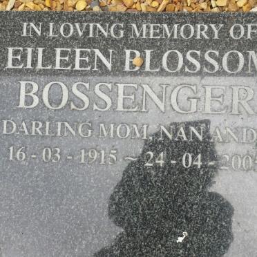 BOSSENGER Eileen Blossom 1915-2005