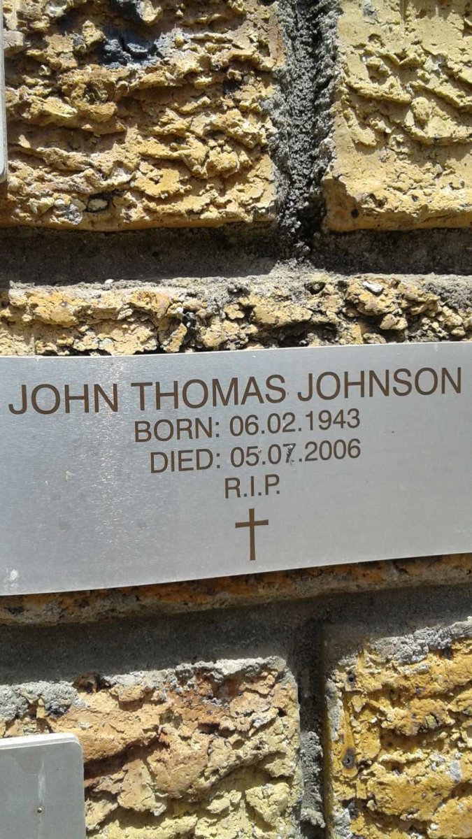 JOHNSON John Thomas 1943-2006