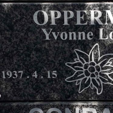 OPPERMAN Yvonne Louise 1937-2011