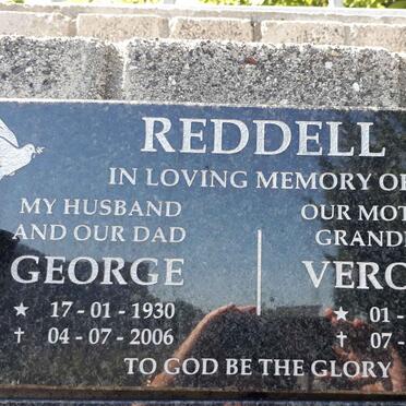REDDELL George 1930-2006 &amp; Veronica 1932-2010